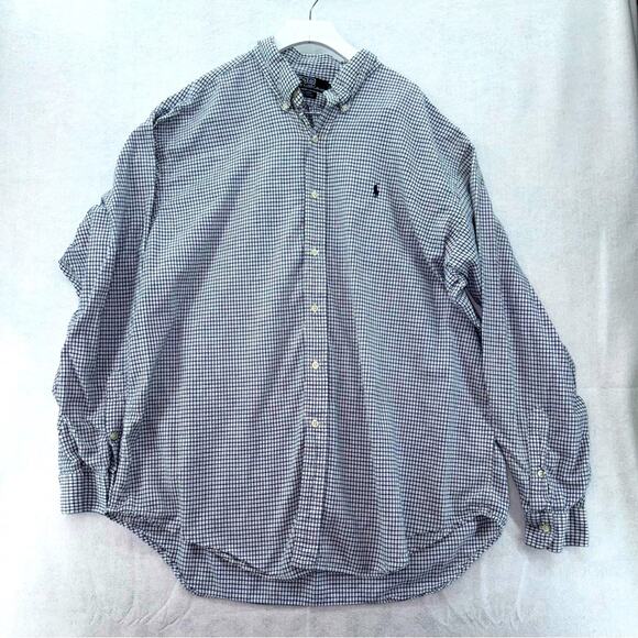 Men’s Polo Ralph Lauren Blaine 100% cotton long sleeve button down Shirt size XL - Picture 1 of 4